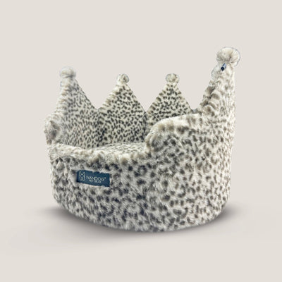Large Crown Cloud Bed (Cheetah Print)
