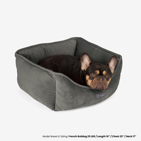 Reversible Dog & Cat Bed Signature Collection in Dark Gray