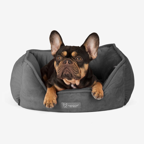 Reversible Dog & Cat Bed Signature Collection in Dark Gray