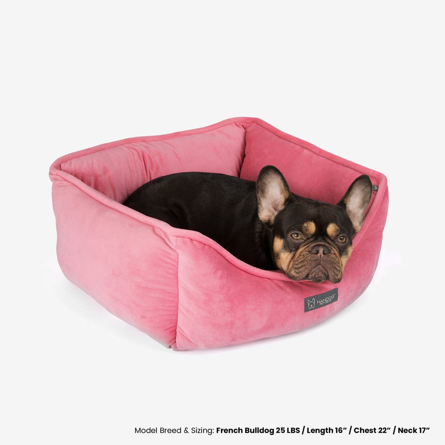 新品★ II♡NA DOG ROOM ピンクW920×D600×H575mm★ Nandog Electric Pink Reversible Dog & Cat Bed - Modern & Washable
